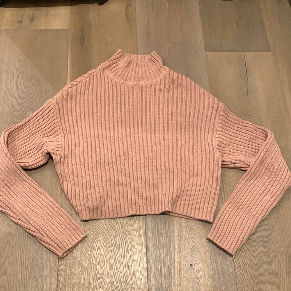 L.A Hearts turtleneck cropped sweater